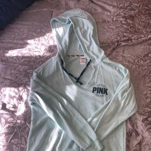 Lightweight blue PINK sweater